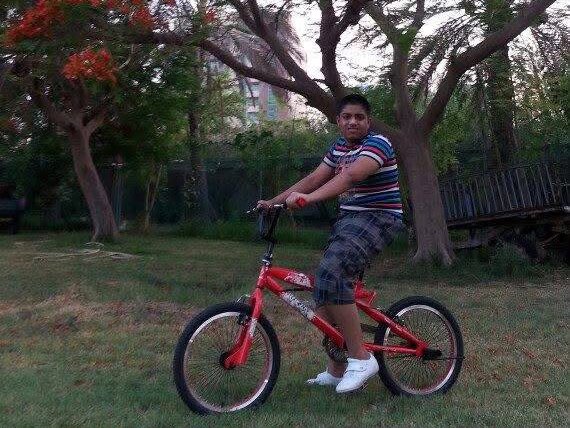 Young Nihal outdoors — the beginning of a remarkable journey